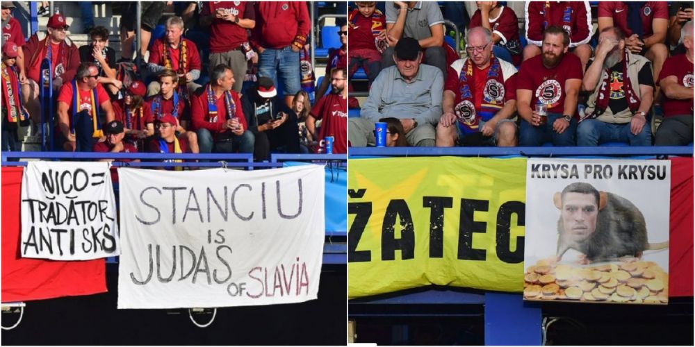 STANCIU = SOBOLAN; STANCIU = TRADATOR Suporterii Spartei Praga l-au fluierat si injurat pe Stanciu, dar romanul a castigat derbyul Cehiei