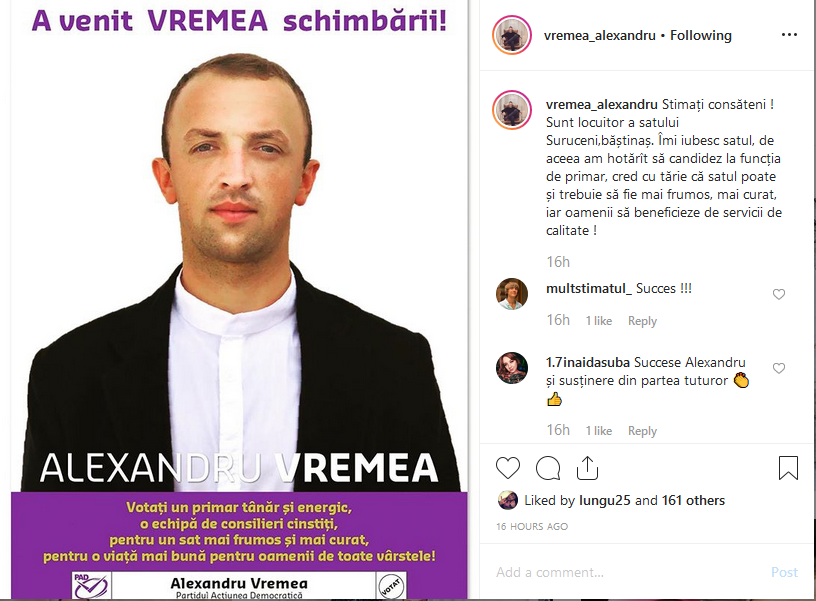 "Stimati consateni! Sunt locuitor al satului Suruceni, bastinas!" GENIAL: fotbalistul care tocmai si-a anuntat candidatura la PRIMARIA satului sau :))