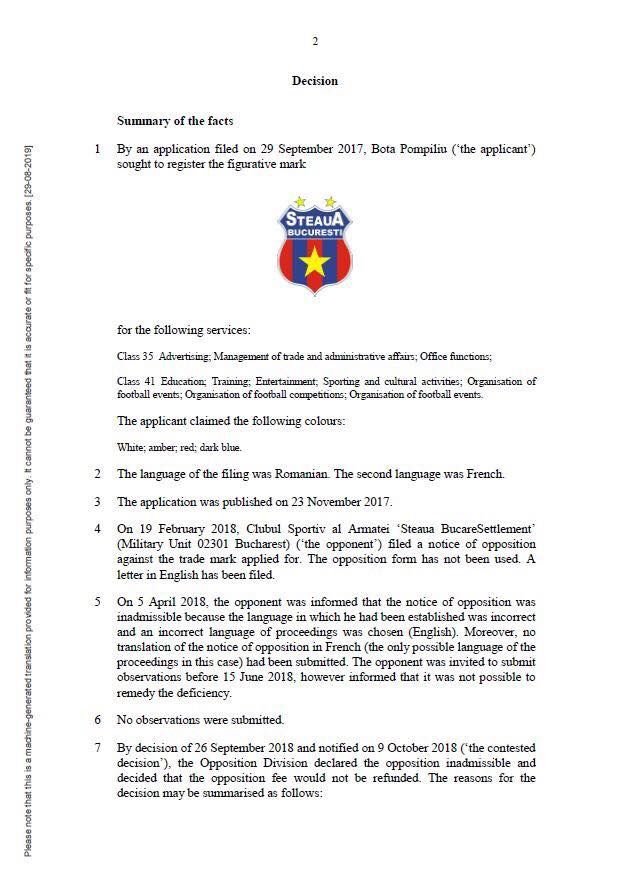 Actele care demonstreaza ca marca Steaua a fost inregistrata in Europa!!! Ar putea ajunge GRATIS la Becali! Talpan a INNEBUNIT de nervi cand a aflat_2