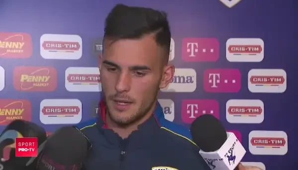 ROMANIA U21 - UCRAINA U21 3-0 | Marius Marin a iesit plans din vestiar dupa rosul luat la doar 1 minute de la intrarea pe teren! Ce i-au spus colegii: VIDEO