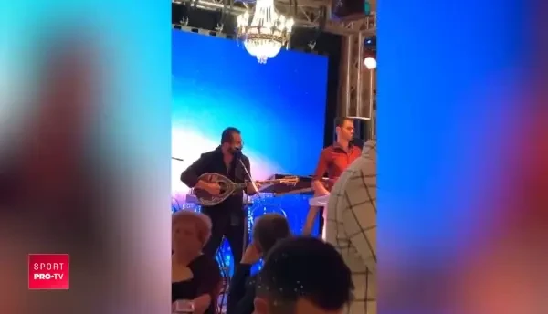 Imagini de la cununia fiicei lui Gigi Becali! Patronul FCSB a dansat pe muzica machidoneasca. VIDEO
