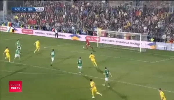 ROMANIA U21 - IRLANDA DE NORD U21: Dennis Man e aproape de gol!