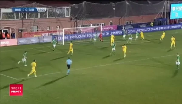 ROMANIA U21 - IRLANDA DE NORD U21: GOOOL Romania! Baluta deschide scorul!