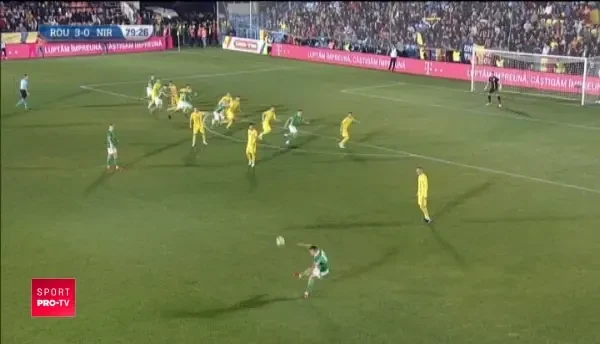 ROMANIA U21 - IRLANDA DE NORD U21: Vlad, doua interventii spectaculoase intr-un singur minut!