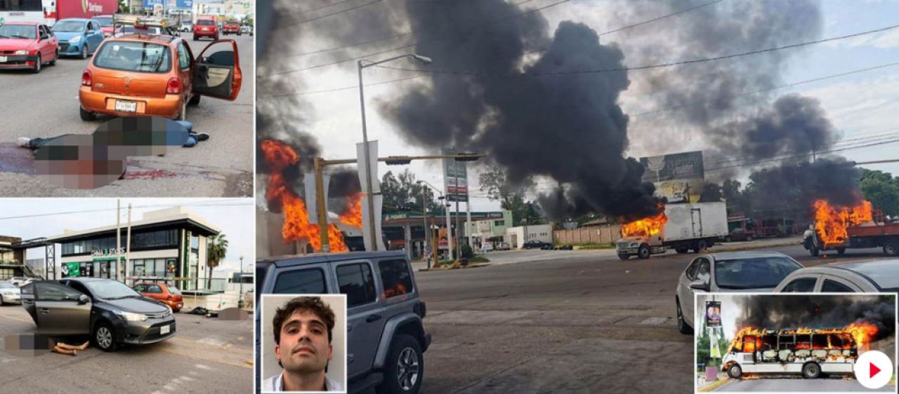 Atentie, detalii si imagini halucinante! Fiul lui El Chapo, arestat si ELIBERAT dupa ce politia a fost atacata de traficanti! S-au temut de un masacru_1