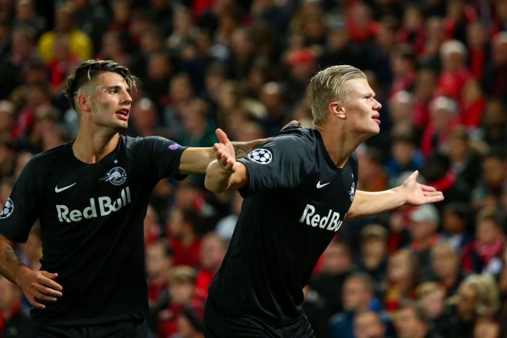 DOBOARA RECORDURI LA DOAR 19 ANI! Haaland, pustiul-minune de la Salzburg, a intrat in istoria Champions League
