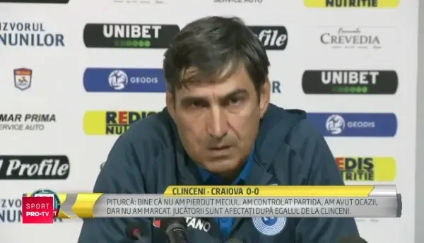 ACADEMICA - CRAIOVA | Reactia lui Piturca dupa ce Craiova nu a mai castigat de trei meciuri: De ce sa nu ne batem in continuare cu CFR? Echipe mari pierd puncte!