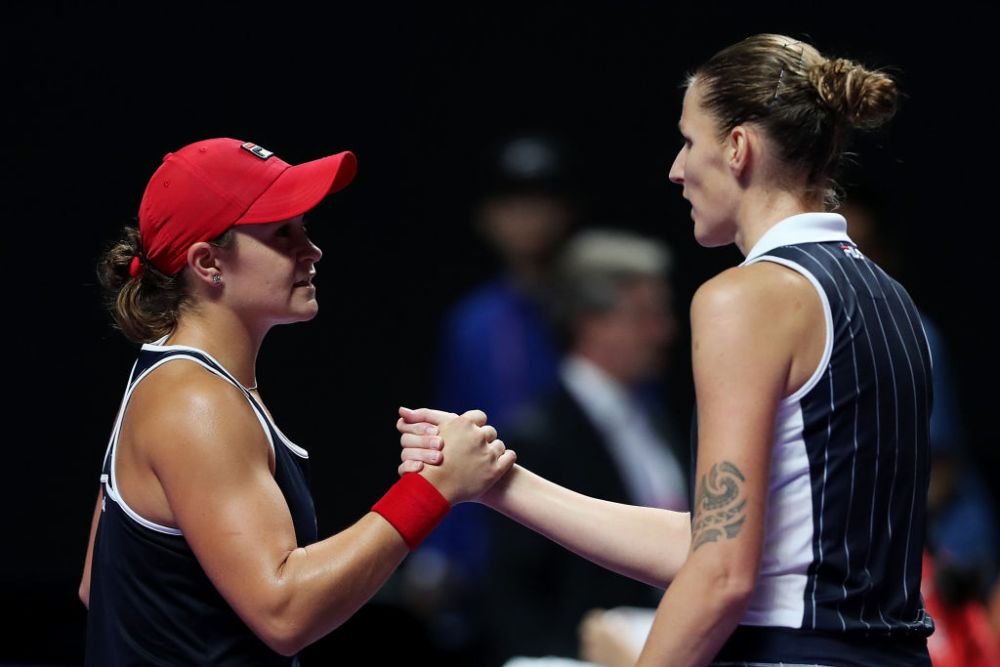 Se cunosc finalistele de la Turneul Campioanelor! Cum s-a terminat meciul dintre Barty si Pliskova&nbsp;