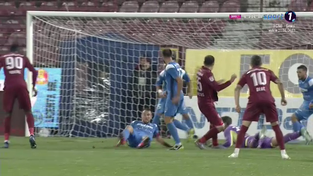 Au cerut DEGEABA penalty o repriza intreaga, Petrescu a INNEBUNIT pe banca! CFR, proteste in GOL! CFR a primit 11 metri in repriza a doua_5