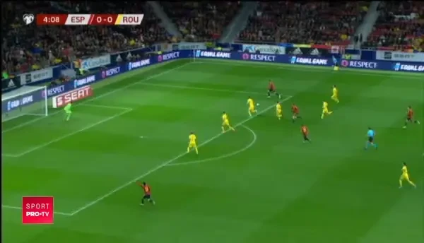SPANIA - ROMANIA | Gol anulat