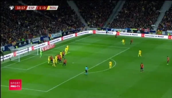 Spania - Romania | Gol Spania 2