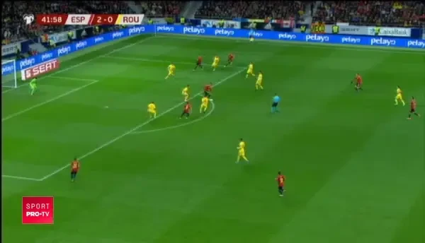Spania - Romania | Gol Spania 3