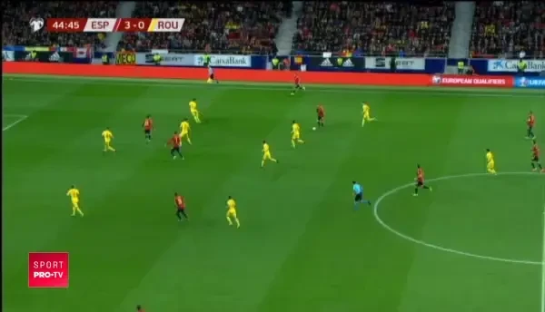 Spania - Romania | Gol Spania 4