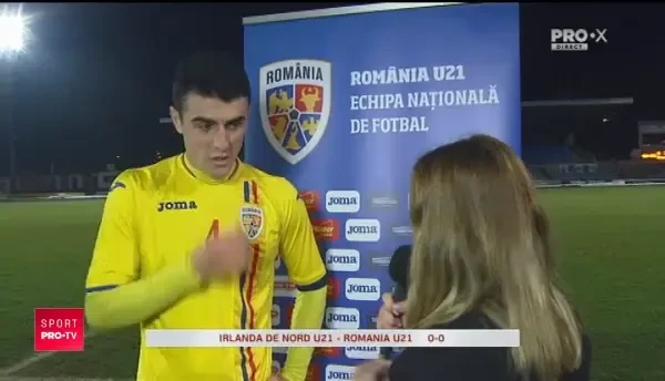 IRLANDA DE NORD U21 0-0 ROMANIA U21 | Alex Pascanu dupa remiza din deplasare: "Nu am putut sa ii facem fericiti pe oameni"