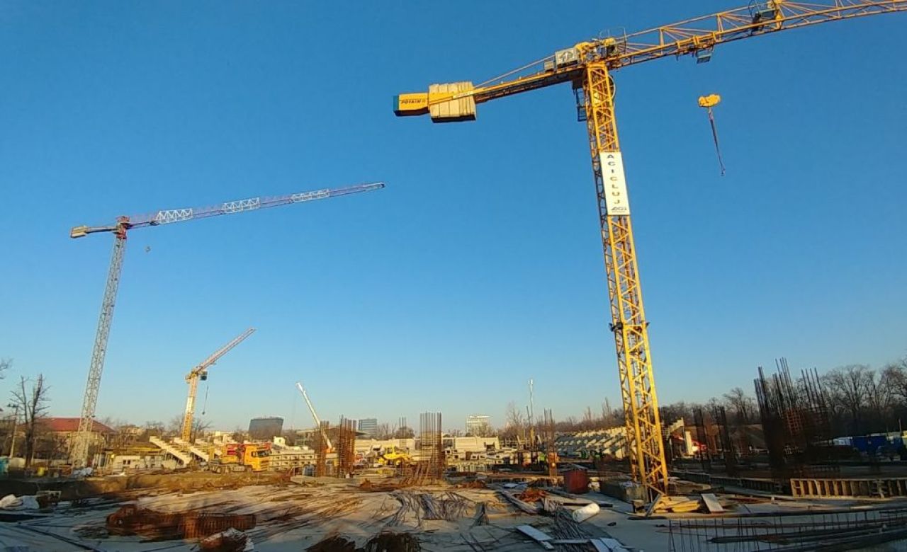 FOTO / Arena de 26 de milioane de euro pe care vor sa se mute FCSB si Rapid a inceput sa prinda forma_10