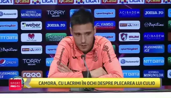 IMPRESIONANT! Mario Camora, mai EMOTIONAT CA NICIODATA! Capitanul CFR-ului a IZBUCNIT IN PLANS cand a fost intrebat despre Culio. VIDEO