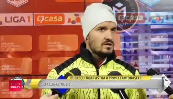 Constantin Budescu, nemultumit de arbitraj! Atacantul Astrei ATACA: Galbene au fost doar la noi, la ei nu. Nu inteleg de ce! VIDEO