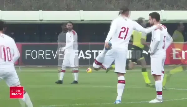 Zlatan a DAT deja primul gol pentru AC Milan la cateva ore dupa ce a fost prezentat! VIDEO