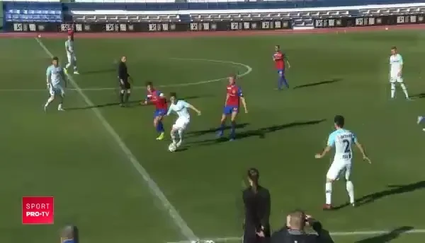 Driblingul pe care l-ar fi aplaudat si Ronaldo si Messi! Ce a putut sa faca Morutan in primul amical al iernii disputat de FCSB! VIDEO