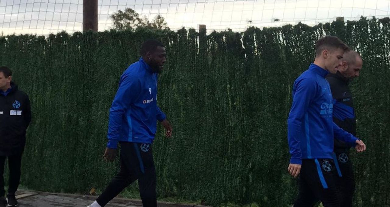 Merge COCOSAT sa nu se vada burtica? :)) 'Bizonul' Gnohere, inapoi la antrenamentele FCSB!_1