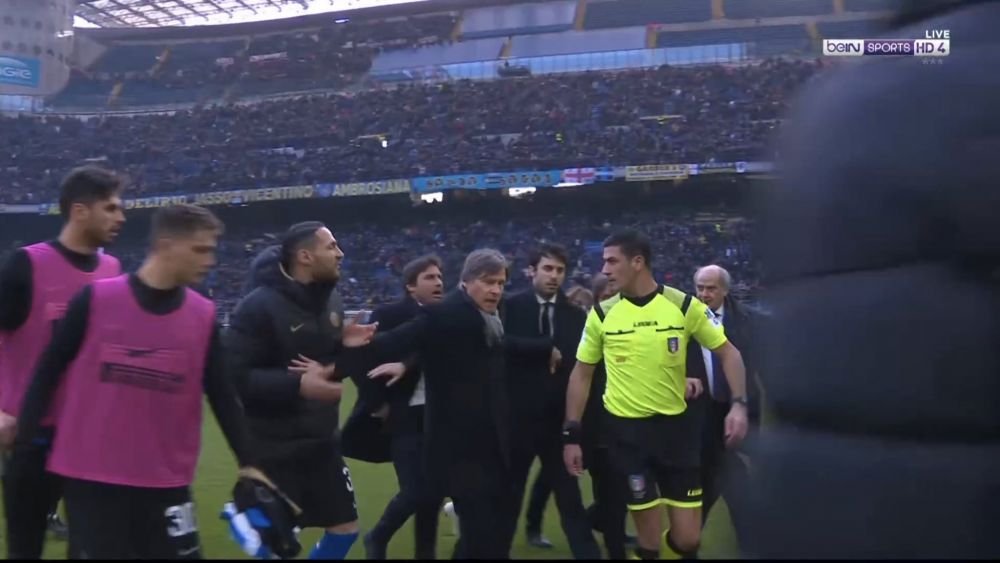 Imagini IREALE dupa Inter 1-1 Cagliari! Conte a FUGIT dupa arbitri! S-au bagat jucatorii si sefii clubului
