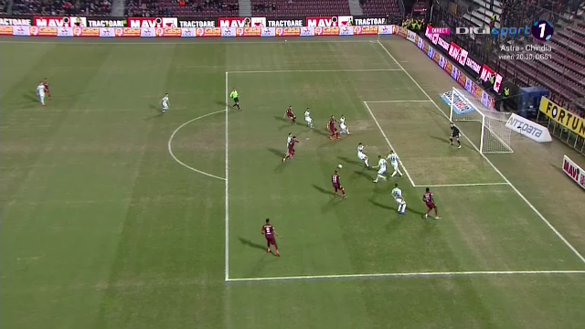CFR a cerut PENALTY dupa 3 minute!!! AICI FAZA! SUPER atmosfera la derby! Stelistii au aruncat mai multe petarde din peluza_4