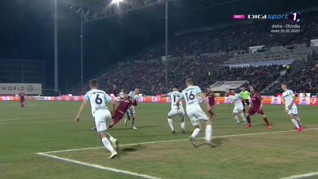 CFR a cerut PENALTY dupa 3 minute!!! AICI FAZA! SUPER atmosfera la derby! Stelistii au aruncat mai multe petarde din peluza_6