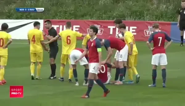 Norvegia a marcat un super gol contra Romaniei!