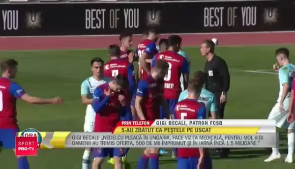 Becali a rabufnit si l-a luat peste picior! Nu-l mai SUPORTA pe Talpan: "Vrei sa faci ceva? Vine Talpan si spune ca am furat-o pe Steaua, auzi..."
