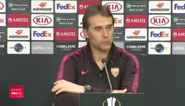E importanta starea gazonului. Va trebui sa jucam in aceste conditii! Ce spune Lopetegui inaintea partidei cu CFR