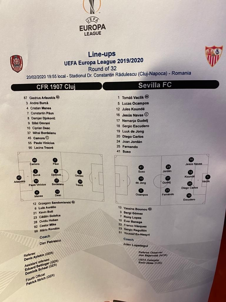 CFR CLUJ - SEVILLA 1-1 | CFR a marcat prin Deac din penalty! Sevilla a egalat la primul sut pe poarta din repriza a doua prin En-Nesyri! AICI TOT CE S-A INTAMPLAT_2