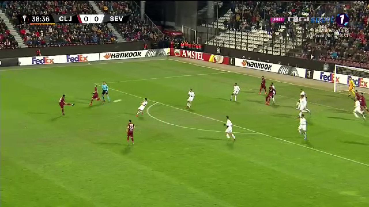 CFR CLUJ - SEVILLA 1-1 | CFR a marcat prin Deac din penalty! Sevilla a egalat la primul sut pe poarta din repriza a doua prin En-Nesyri! AICI TOT CE S-A INTAMPLAT_10