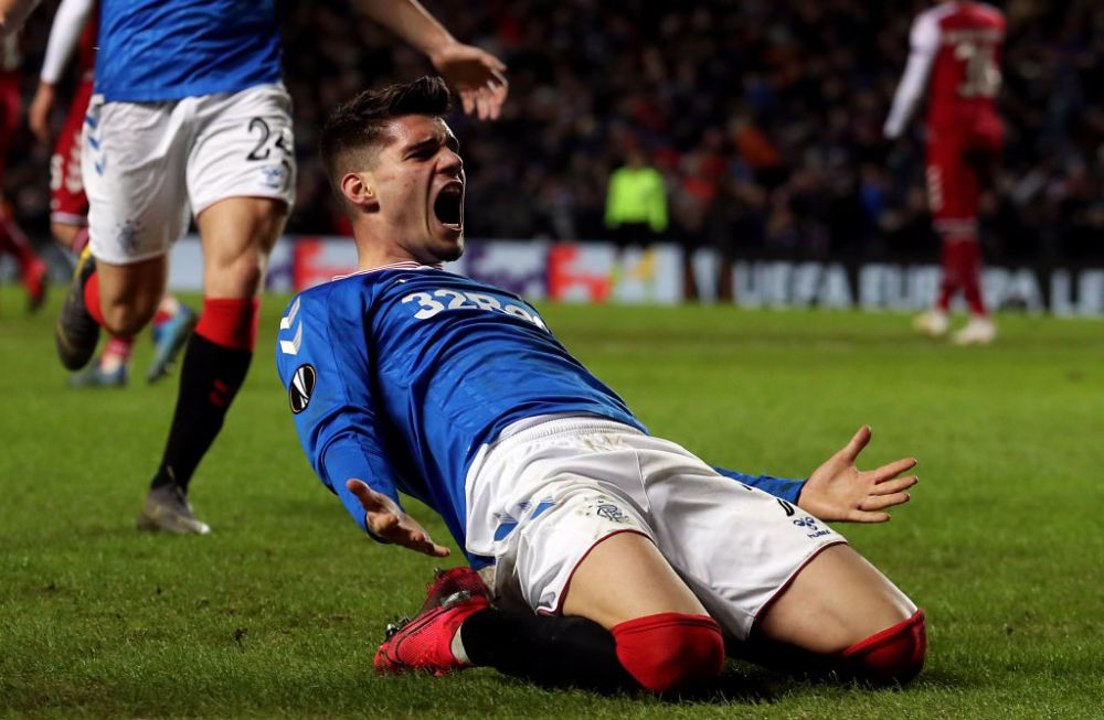 Isterie cu Ibrox, baby! Ianis Hagi a devenit BRAND! Au aparut tricouri si cani dupa SEARA MAGICA din Europa League