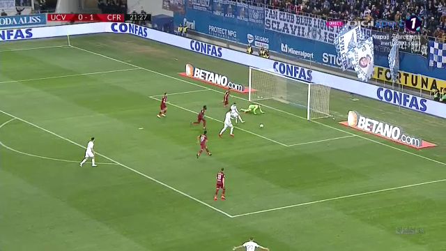 Calcaie, devieri, CRAIOVA-BRAZILIA! ASEDIU la poarta CFR-ului in prima repriza a meciului de la Craiova! Batman Arlauskis SCOATE TOT_3