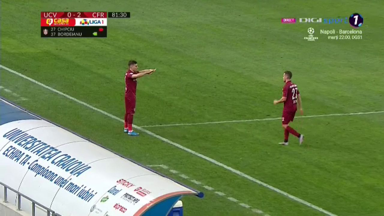 CRAIOVA 0-2 CFR Cluj | Le-au STINS TORTELE si au facut LINISTE in peluza! Bucurie INTERZISA la Craiova: aici fazele meciului cu CFR_52