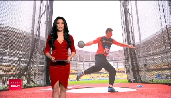 Firfirica este atletul care se bate cu Halep sa duca steagul Romaniei la Tokyo! Discul pe care-l arunca are doua kilograme!