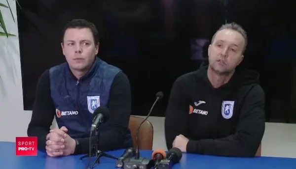 Disparut in 40 de secunde! Doar atat a durat conferinta lui Papura dupa infrangerea cu Iasi! Ce a spus antrenorul Craiovei