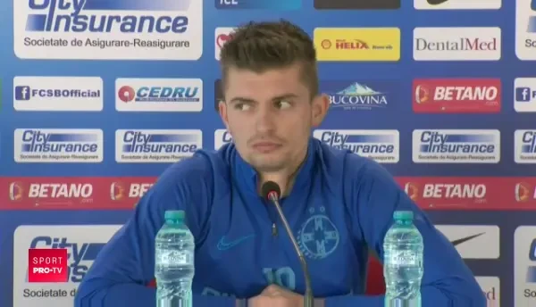 Prima REACTIE din vestiarul FCSB dupa "tradarea" lui Balgradean! Ce spune capitanul ros-albastrilor: "Am aflat cand avea geanta pe umar"