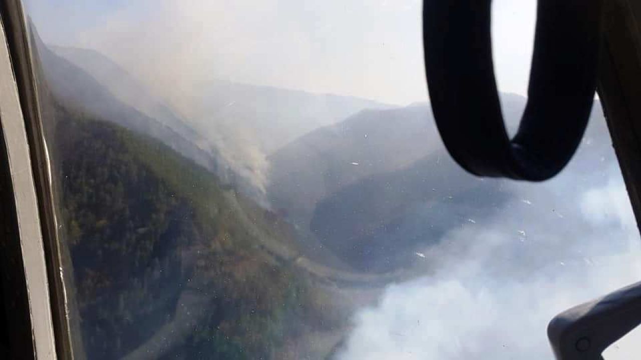 Tragedie imensa in Hunedoara. O persoana a murit arsa si un incendiu urias mistuie dezlantuit padurile din judet!_10