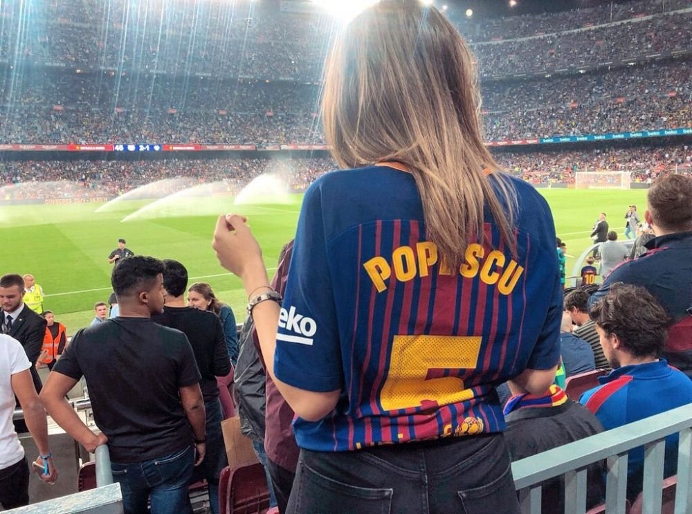 Fiica lui Gica Popescu s-a transformat intr-o diva: facultate la Barcelona, vacante in Dubai, weekenduri pe Camp Nou si in cluburi!_2