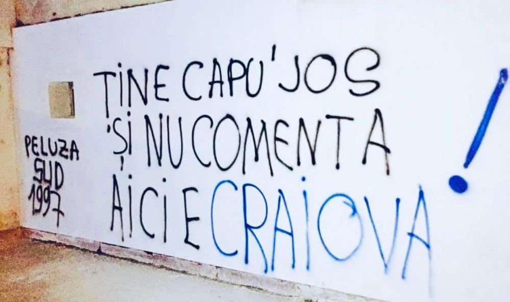 Au venit DIN NOU dupa Cartu! INCREDIBIL: ultrasii FC U Craiova au scris injurii pe cofetaria sefului CSU! Ce s-a intamplat in toiul noptii_2