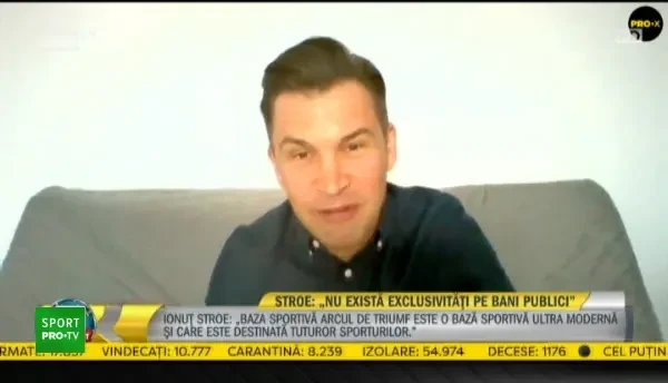 Ministrul IN CHILOTI! Ministrul Sportului a SCAPAT camera in timp ce era LIVE la PRO X! CE s-a intamplat! CLIPUL ANULUI in direct