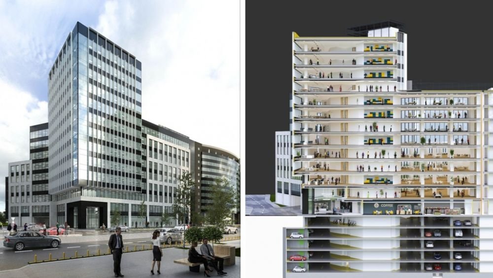 Super-cladirea lui Ion Tiriac de langa sediul Guvernului este aproape finalizata!_4