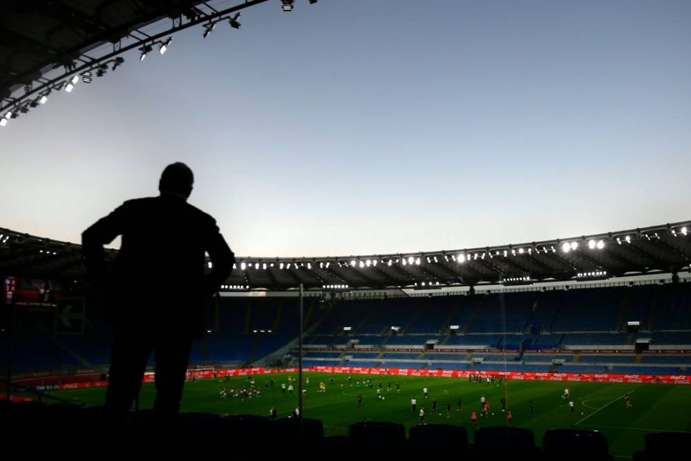 Imaginile care au bagat Italia in depresie! Uriasul Olimpico, PUSTIU la finala Juve-Napoli! Ronaldo, invins in prima finala de Cupa Italiei_4