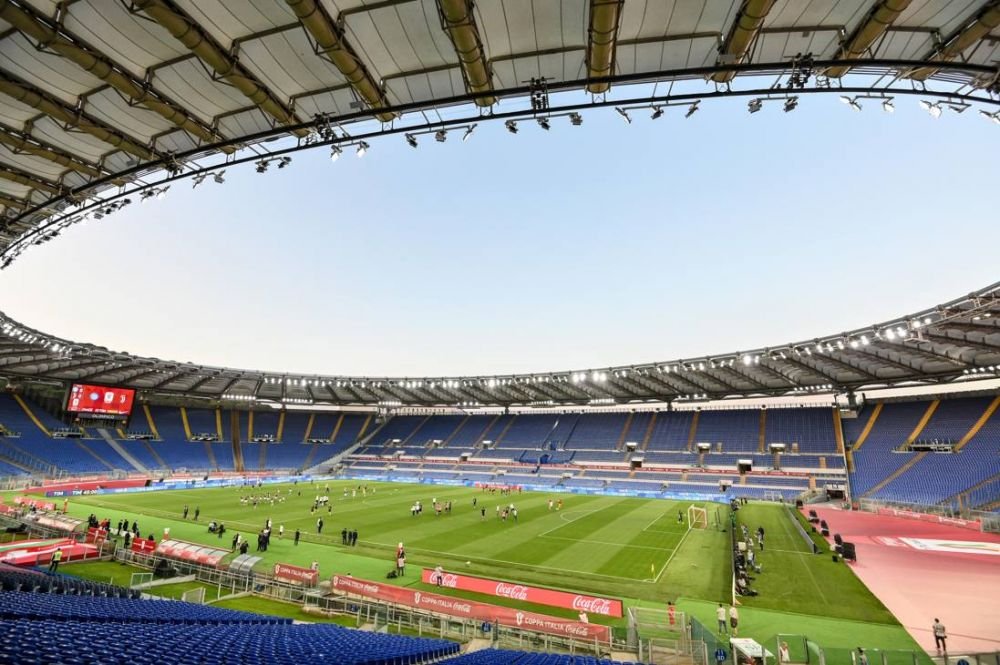 Imaginile care au bagat Italia in depresie! Uriasul Olimpico, PUSTIU la finala Juve-Napoli! Ronaldo, invins in prima finala de Cupa Italiei_9