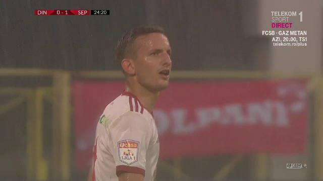 Potop la meciul lui Dinamo! Cod rosu de retrogradare in Stefan cel Mare: ploaie teribila la Dinamo-Sepsi