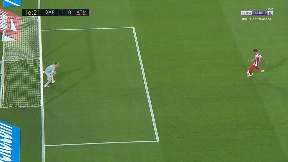 Ter Stegen era cu JUMATATE de talpa in fata liniei, dar a aparat DEGEABA penalty-ul lui Diego Costa! VAR e din nou facut PRAF dupa ce s-a intamplat in meciul Barcelonei_3
