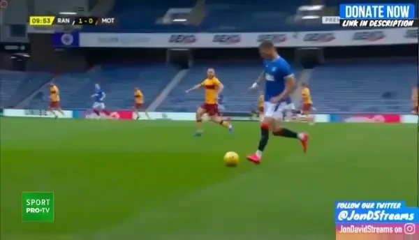 Rangers 4-0 Motherwell | GOOOOL HAGI! Mijlocasul roman a revenit pe Ibrox cu un gol cu capul