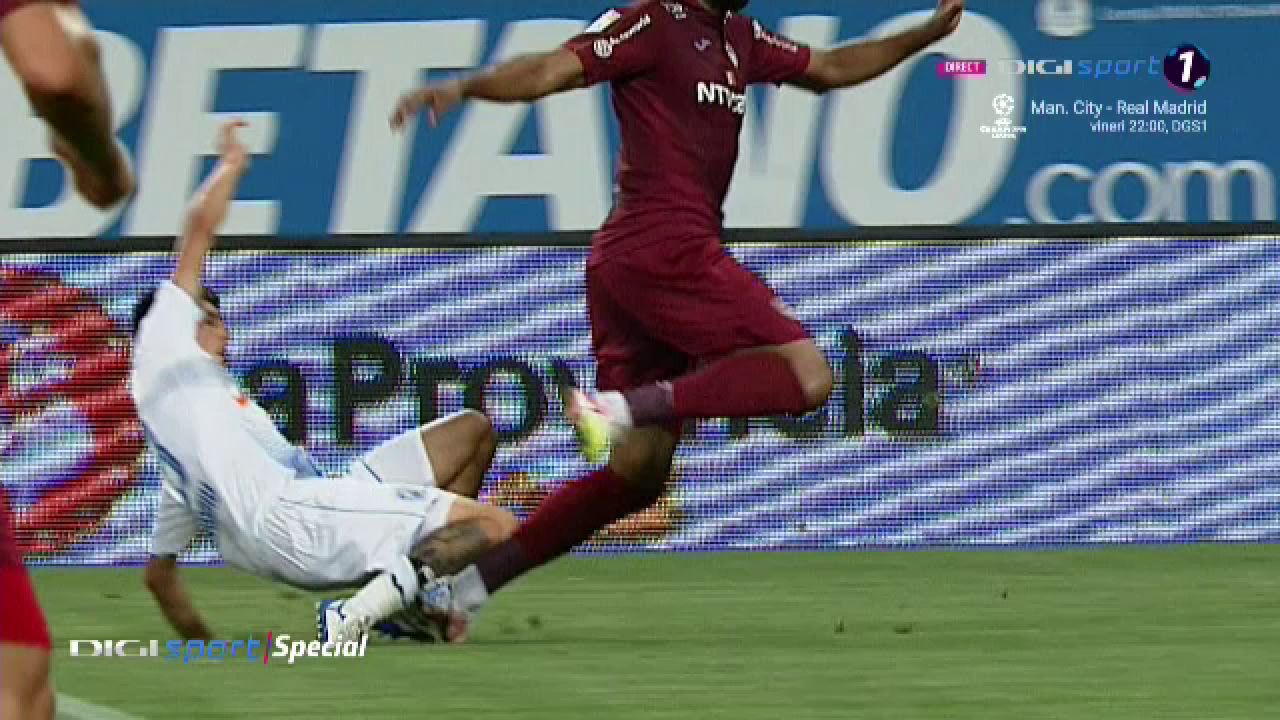 CFR a cerut DOUA penalty-uri in prima repriza! Craciunescu spune ca unul e CLAR! Ce s-a intamplat_1
