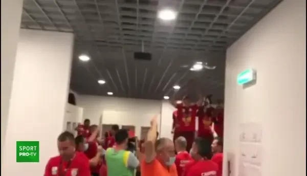 N-au mai tinut cont de NIMIC! Bucurie DEZLANTUITA a CFR-ului in vestiar! Cum s-au bucurat pentru titlu